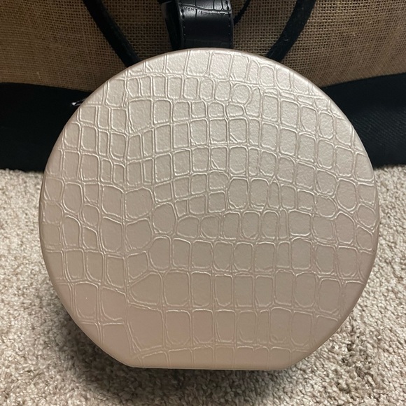 Calpak Baye Mini Bag With Blue Nylon Interior 7" - Picture 9 of 10